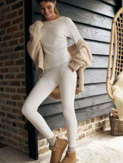 Next Thermal Maximum Warmth Cosy Pointelle Leggings^Women All Night & Lounge|All Lingerie