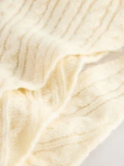 Next Cream Triangle Tie Scarf (3-16yrs)^ Hats