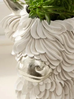 Sale Next Cream/Gold Hamish The Highland Cow Head Vase