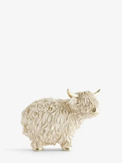 Next Cream/Gold Hamish The Highland Cow Small Ornament^ Ornaments