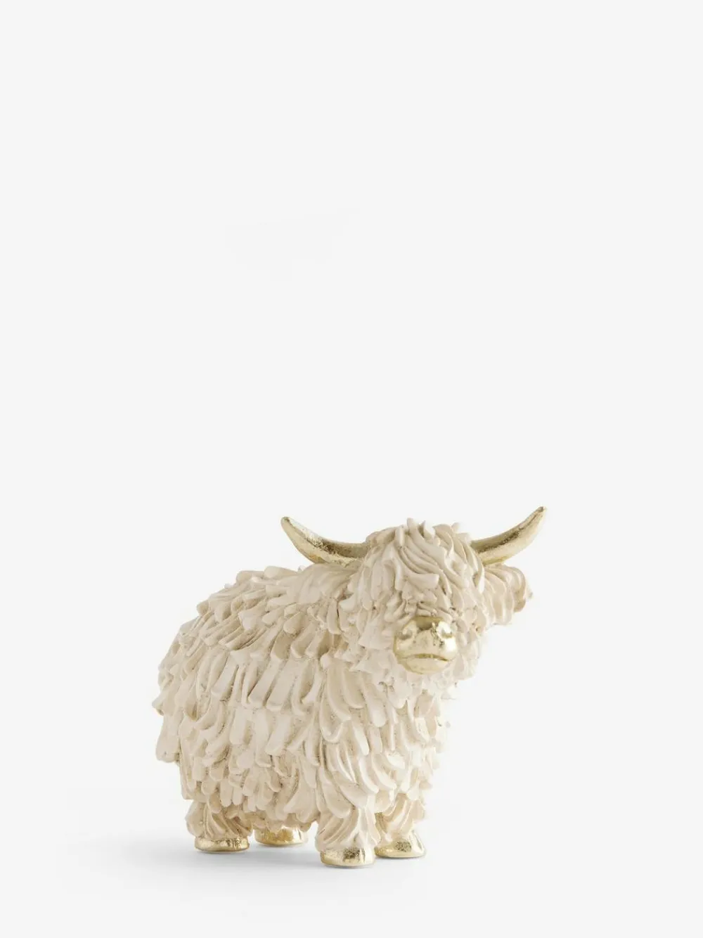 Next Cream/Gold Hamish The Highland Cow Small Ornament^ Ornaments
