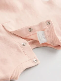 Next Baby Sweatshirt & Joggers 6 Piece Set (0mths-2yrs) Cream/Pink