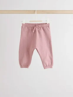 Next Baby Sweatshirt & Joggers 6 Piece Set (0mths-2yrs) Cream/Pink