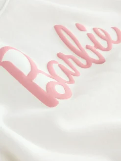 Hot Next Cream/Pink Barbie Sweatshirt & Wide Leg Joggers Set (3mths-7yrs)