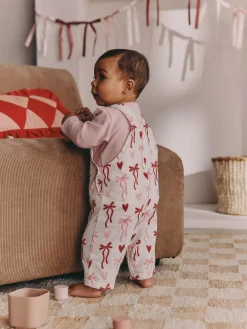 Next Baby Dungarees and Bodysuit Set 2 Piece (0mths-3yrs)^ Sets & Co-Ords|Sets & Co-Ords