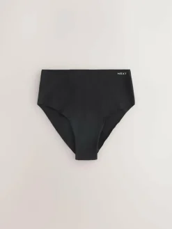 Next High Waist High Leg Cotton Rich No VPL Knickers 3 Pack^Women Panties