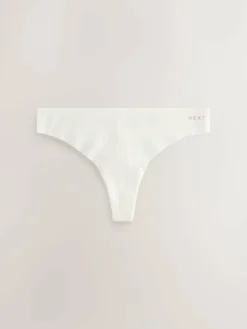 Next Thong Cotton Rich No VPL Knickers 3 Pack^Women Panties