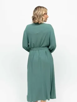 Cyberjammies Green Jersey Long Dressing Gown