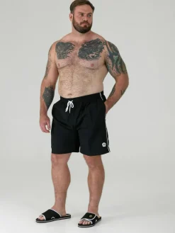 D555 Black YARROW Full Length Swim Shorts^ Swimwear