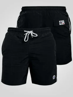 D555 Black YARROW Full Length Swim Shorts^ Swimwear