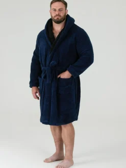 D555 Newquay 1 Supersoft Dressing Gown With Hood^ Bathrobe