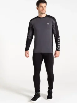 Dare 2b Mens Exchange IV Thermal Baselayer Black Set^ Thermals
