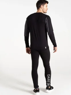 Dare 2b Mens Exchange IV Thermal Baselayer Black Set^ Thermals