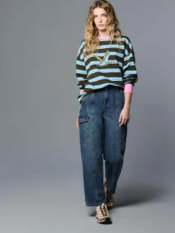 Sale Next Ankle Straight Leg Carpenter Jeans Dark Blue