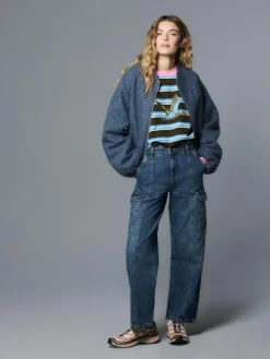 Sale Next Ankle Straight Leg Carpenter Jeans Dark Blue