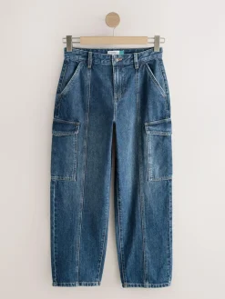 Sale Next Ankle Straight Leg Carpenter Jeans Dark Blue