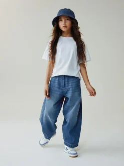 Next Dark Blue Barrel Jeans (3-16yrs)^ Jeans