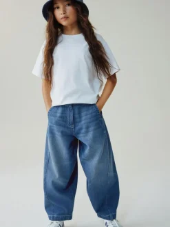 Next Dark Blue Barrel Jeans (3-16yrs)^ Jeans