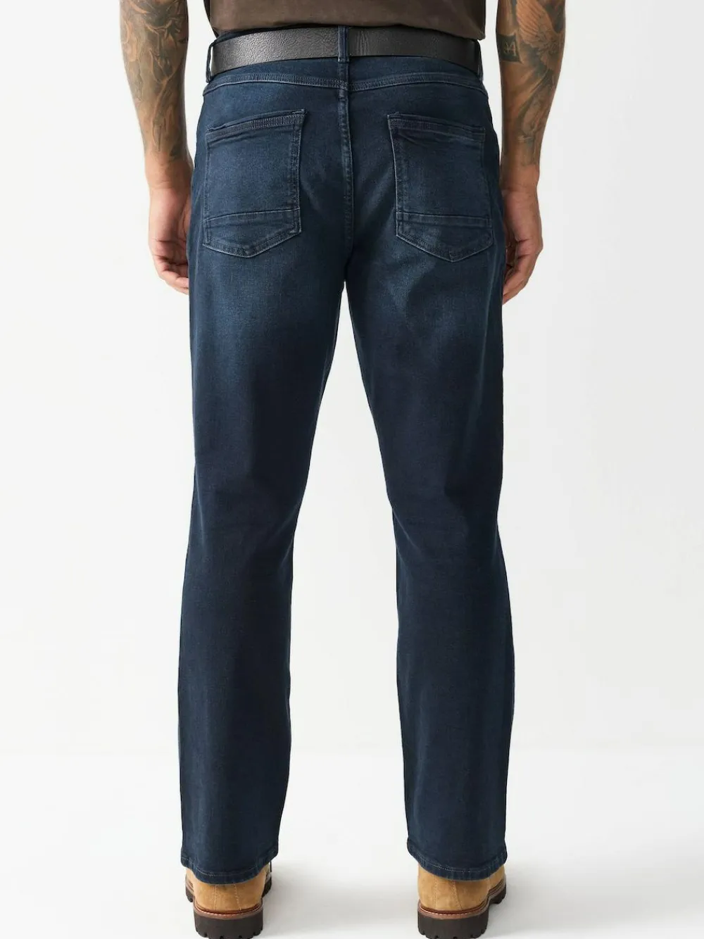 Clearance Next Bootcut Belted Authentic Jeans Dark Blue