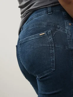 Outlet Next Lift, Slim And Shape Bootcut Jeans Dark Blue Denim