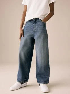 Hot Next Dark Blue Denim Super-wide Fit Authentic Jeans (3-16yrs)