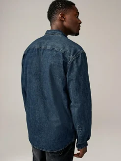 Next Denim Western 100% Cotton Long Sleeve Shirt^ Shirts