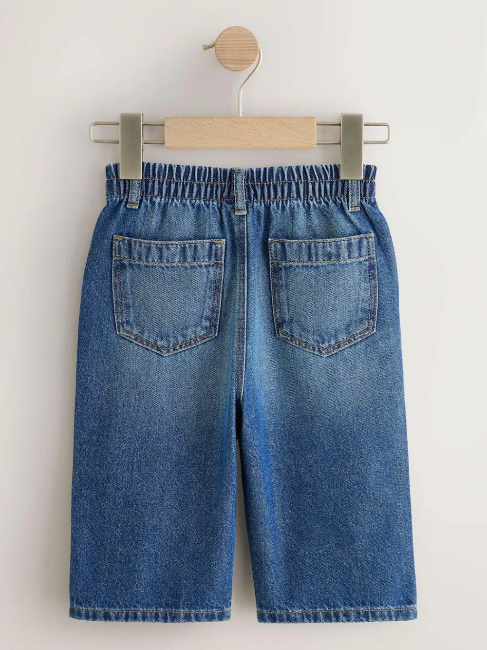 Next Dark Blue Denim Wide Leg Jeans (3mths-7yrs)^BOY Jeans & Joggers|Jeans