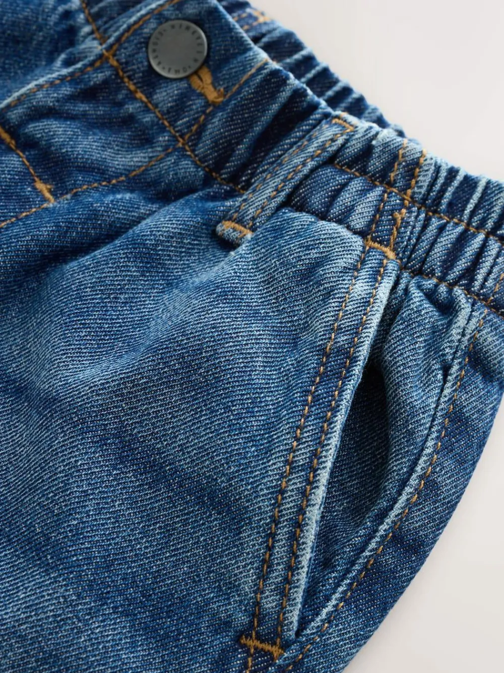 Next Dark Blue Denim Wide Leg Jeans (3mths-7yrs)^BOY Jeans & Joggers|Jeans