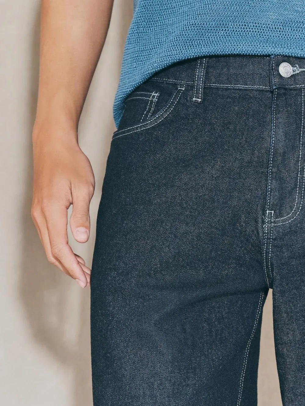 Best Next EDIT Baggy Fit Jeans Dark Blue