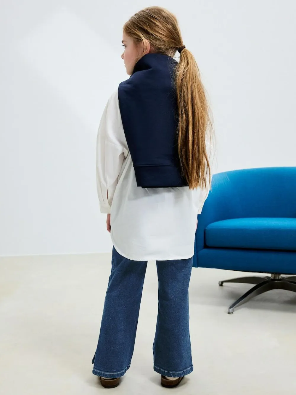 Sale Next Flare Jeans (3-16yrs) Dark Blue