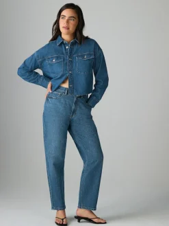 Next Hourglass Comfort Stretch Column Mom Jeans^Women Jeans|Jeans