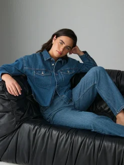 Next Hourglass Comfort Stretch Column Mom Jeans^Women Jeans|Jeans