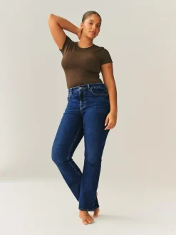 Next Dark Blue Hourglass Stretch Bootcut Denim Jeans^Women Jeans|Jeans