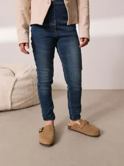 Outlet Next Long Length Stretch Jeggings (3-16yrs) Dark Blue