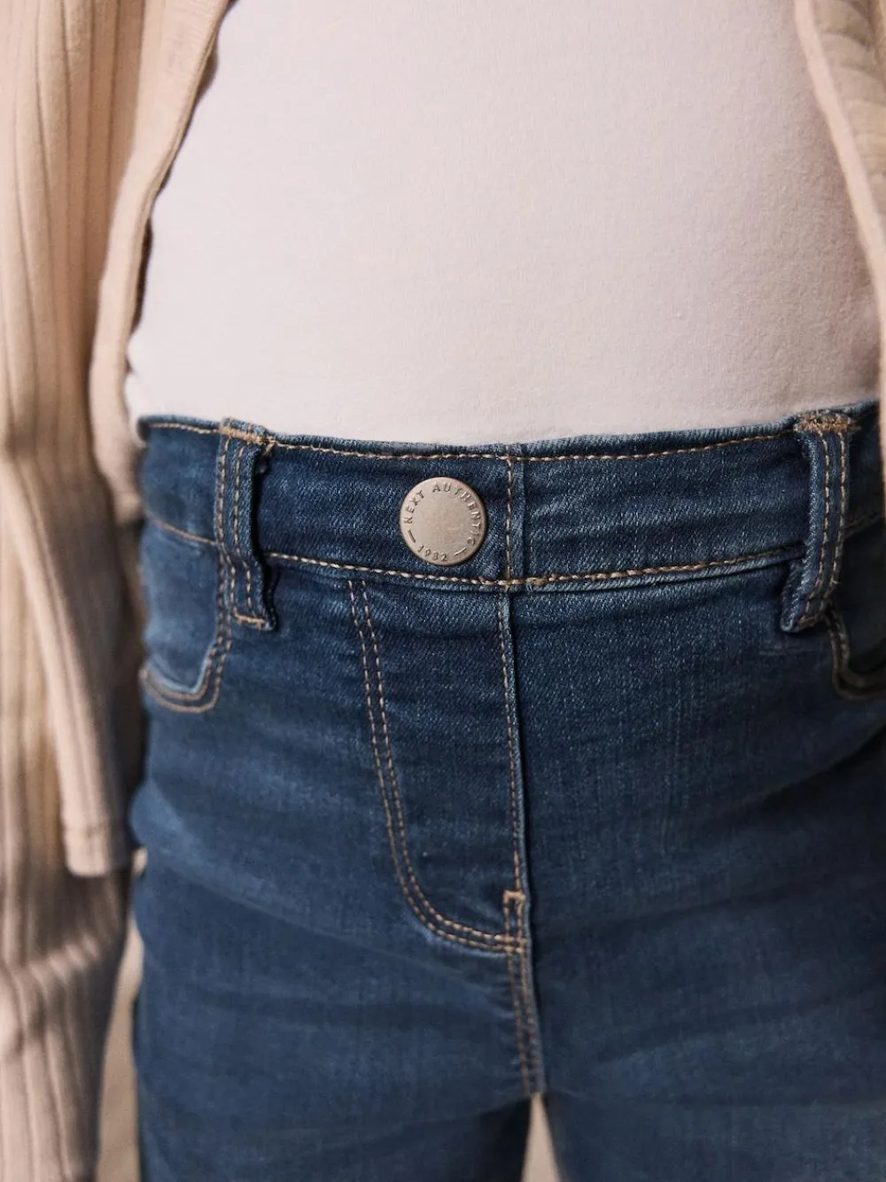 Outlet Next Long Length Stretch Jeggings (3-16yrs) Dark Blue