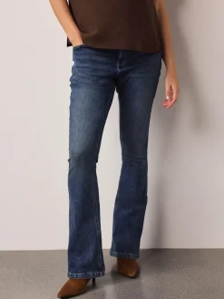 Sale Next Dark Blue Maternity Denim Flare Jeans