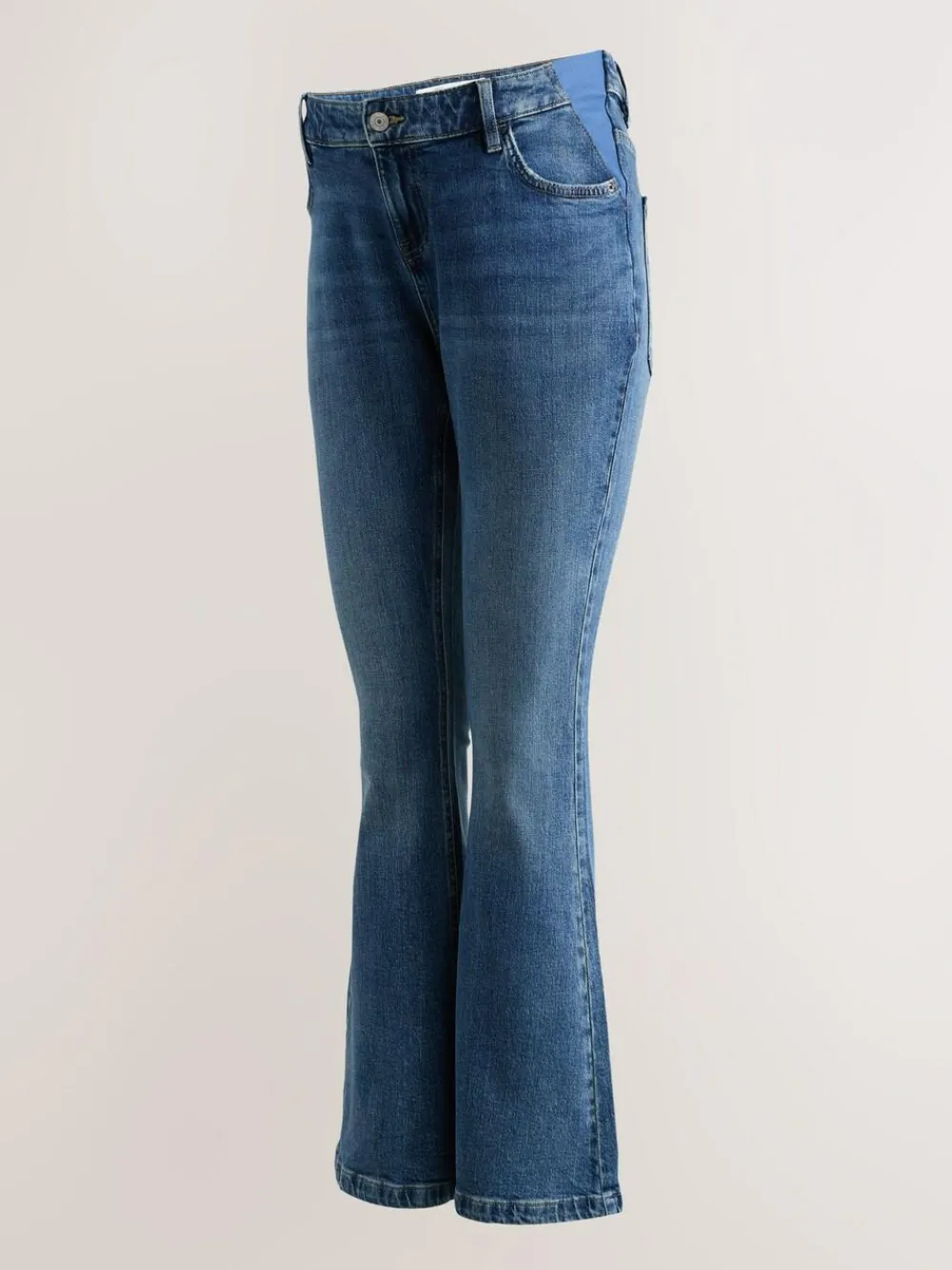 Sale Next Dark Blue Maternity Denim Flare Jeans