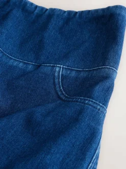 Next Dark Blue Maternity Wide Leg Denim Leggings^Women Jeans|Jeans