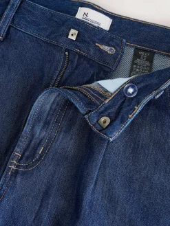 Clearance Next N.Premium High Rise Culotte Jeans Dark Blue