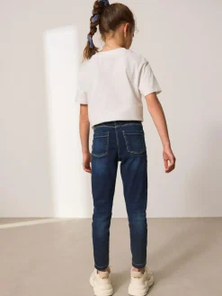 Online Next Regular Length Stretch Jeggings (3-16yrs) Dark Blue