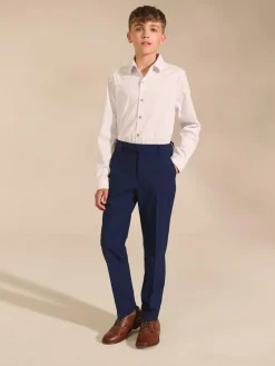 Next Dark Blue Skinny Fit Suit Trousers (12mths-16yrs)^BOY Joggers|Suits & Vest