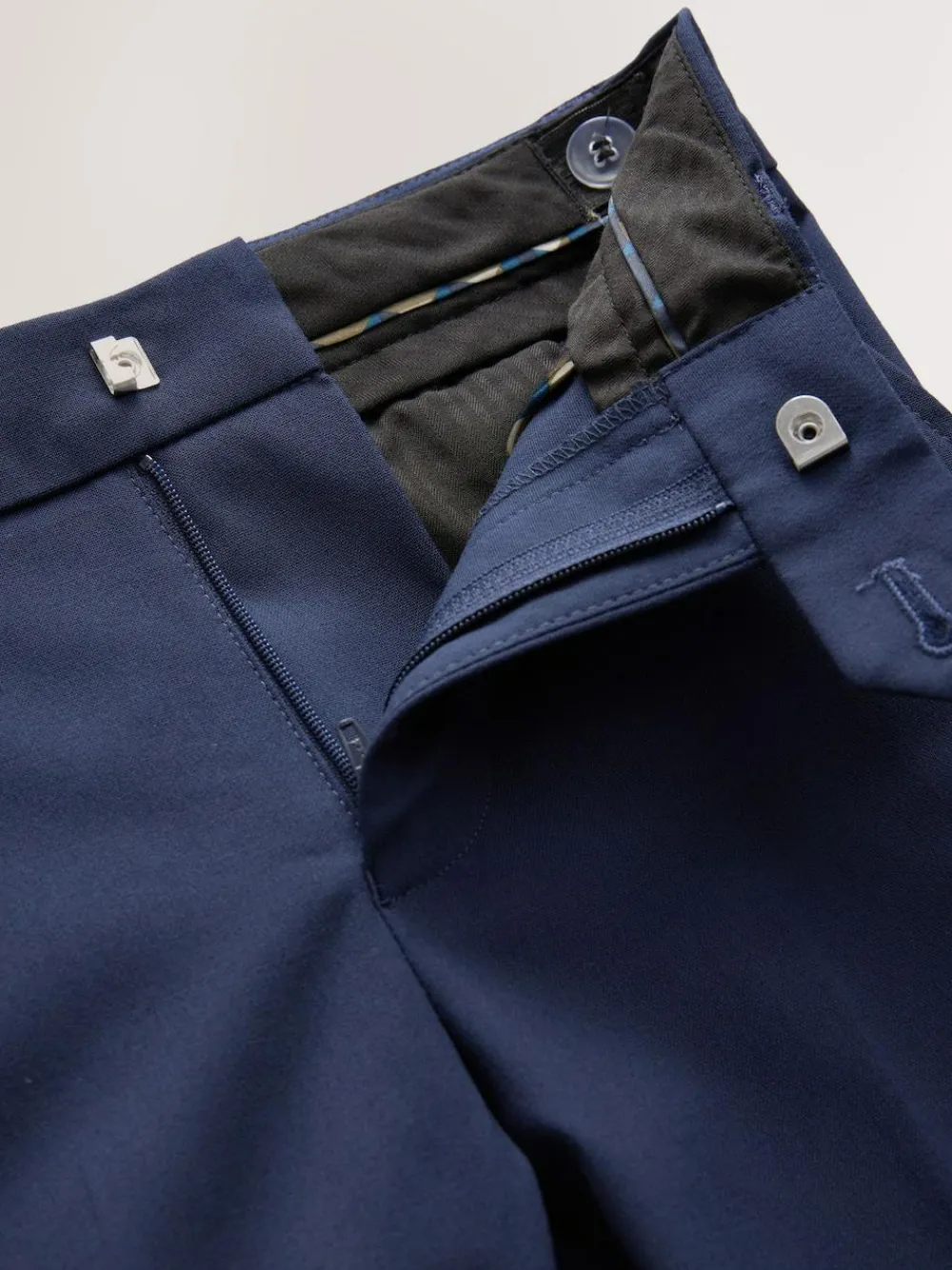 Next Dark Blue Skinny Fit Suit Trousers (12mths-16yrs)^BOY Joggers|Suits & Vest
