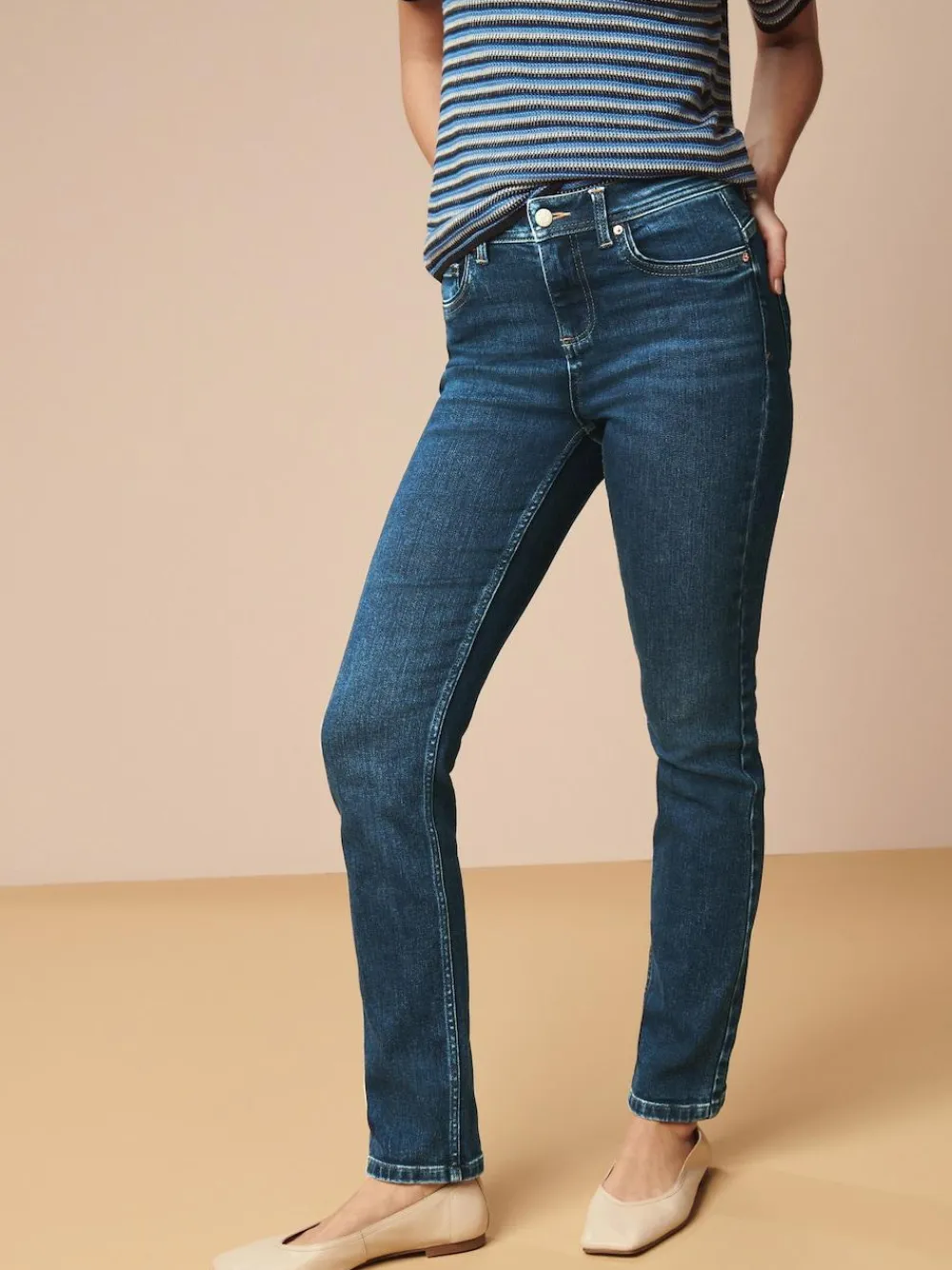 Clearance Next Slim Supersoft Jeans Dark Blue