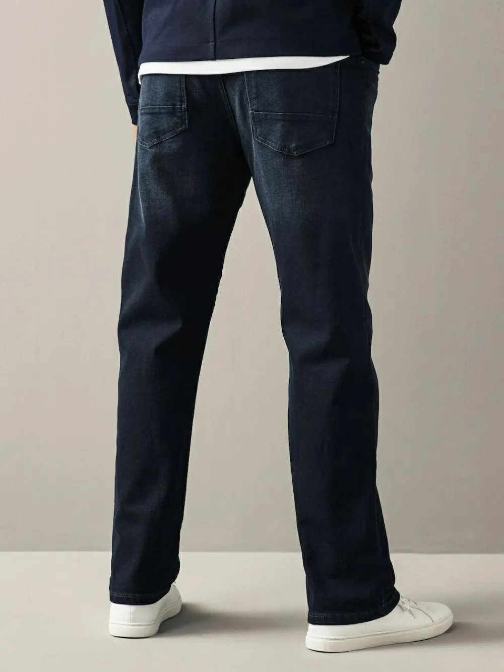 Next Straight Fit Belted Authentic Jeans^ Jeans|Jeans