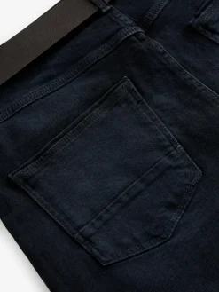 Next Straight Fit Belted Authentic Jeans^ Jeans|Jeans