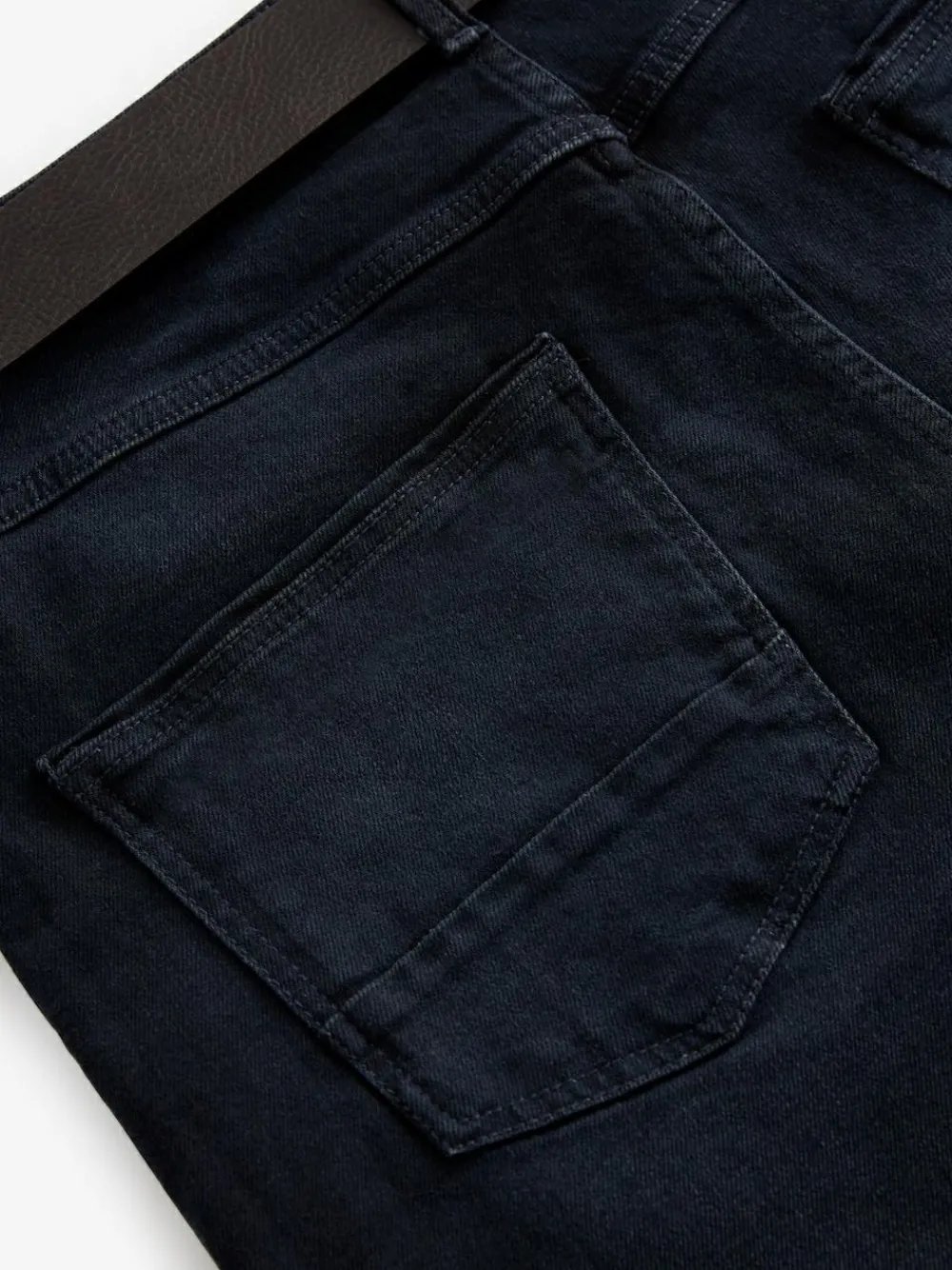 Next Straight Fit Belted Authentic Jeans^ Jeans|Jeans