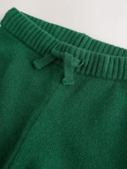 Clearance Next Knitted Crew Neck Jumper and Joggers Set (3mths-7yrs) Dark Green NYC