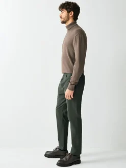 Next Dark Green Slim Fit Stretch Chinos Trousers^ Pants & Chinos