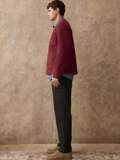 Next Regular Tapered Fit Heritage Cotton Rich Trousers^ Pants & Chinos