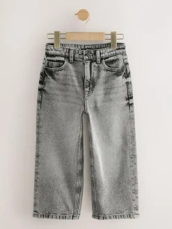 Next Dark Grey Super-wide Fit Authentic Jeans (3-16yrs)